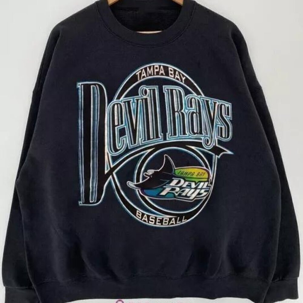Tampa Bay Devil Rays Baseball Retro Fan Sweatshirt